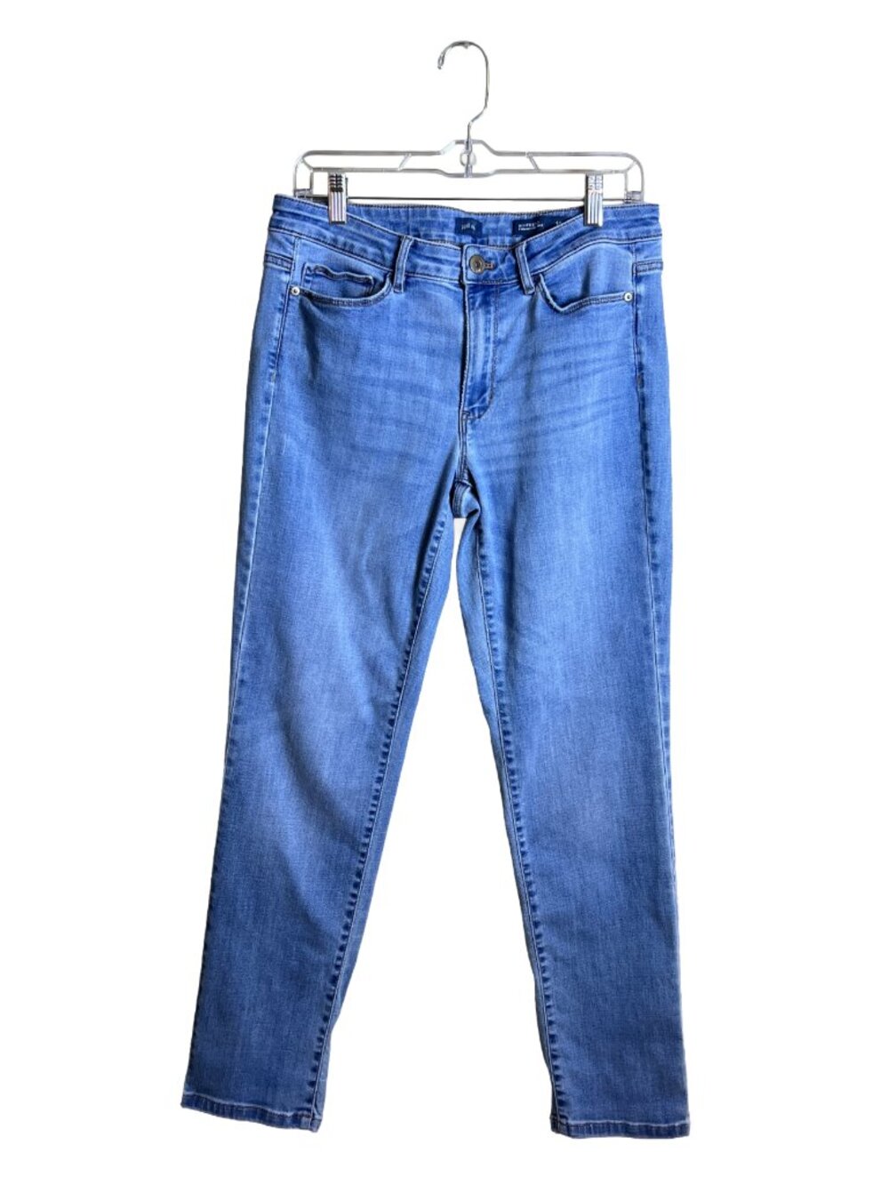 J. Jill Boyfriend Jeans Blue Straight Leg Ankle 10